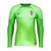 Original Fußballtrikot Kroatien Torwart Heimtrikot WM 2022 Grüne Langarm Für Herren